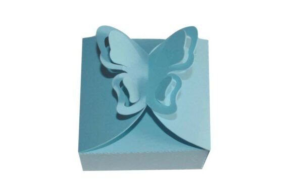 Butterfly Closure Party Favor Gift Box: A 3D SVG for Birthday Branding That Delivers Visual Charm