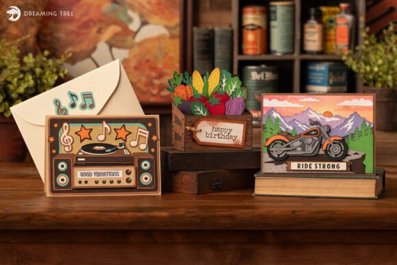 Everyday Gentleman 3D SVG Bundle for Pop-Up Card Sellers