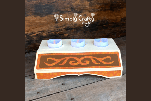 Flourish Tealight Holder SVG: Elegant 3D Design for Sophisticated Centerpieces