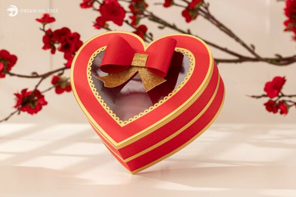 h1Sweetheart Keepsake Box 3D SVG for Valentine’s Day Crafting