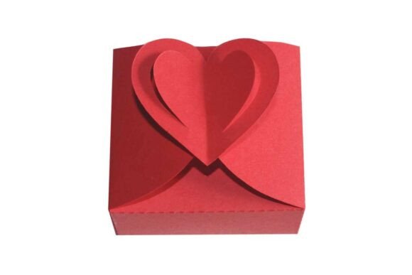 Heart Closure Party Favoour Gift Box: A 3D SVG Valentine's Design for Blog & Editorial Use