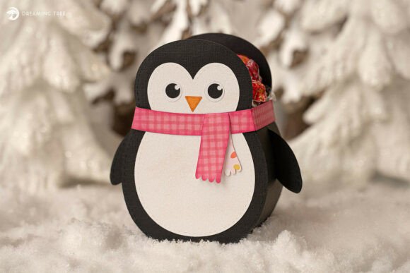Polar Penguin Pouch 3D SVG for Etsy & Creative Marketplaces