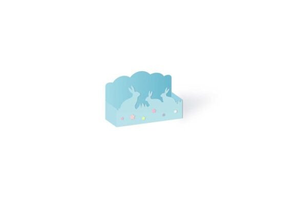 Spring Rabbits Tray Favour Bag Box 3D SVG – A Fresh, Versatile Design for Seasonal Packaging